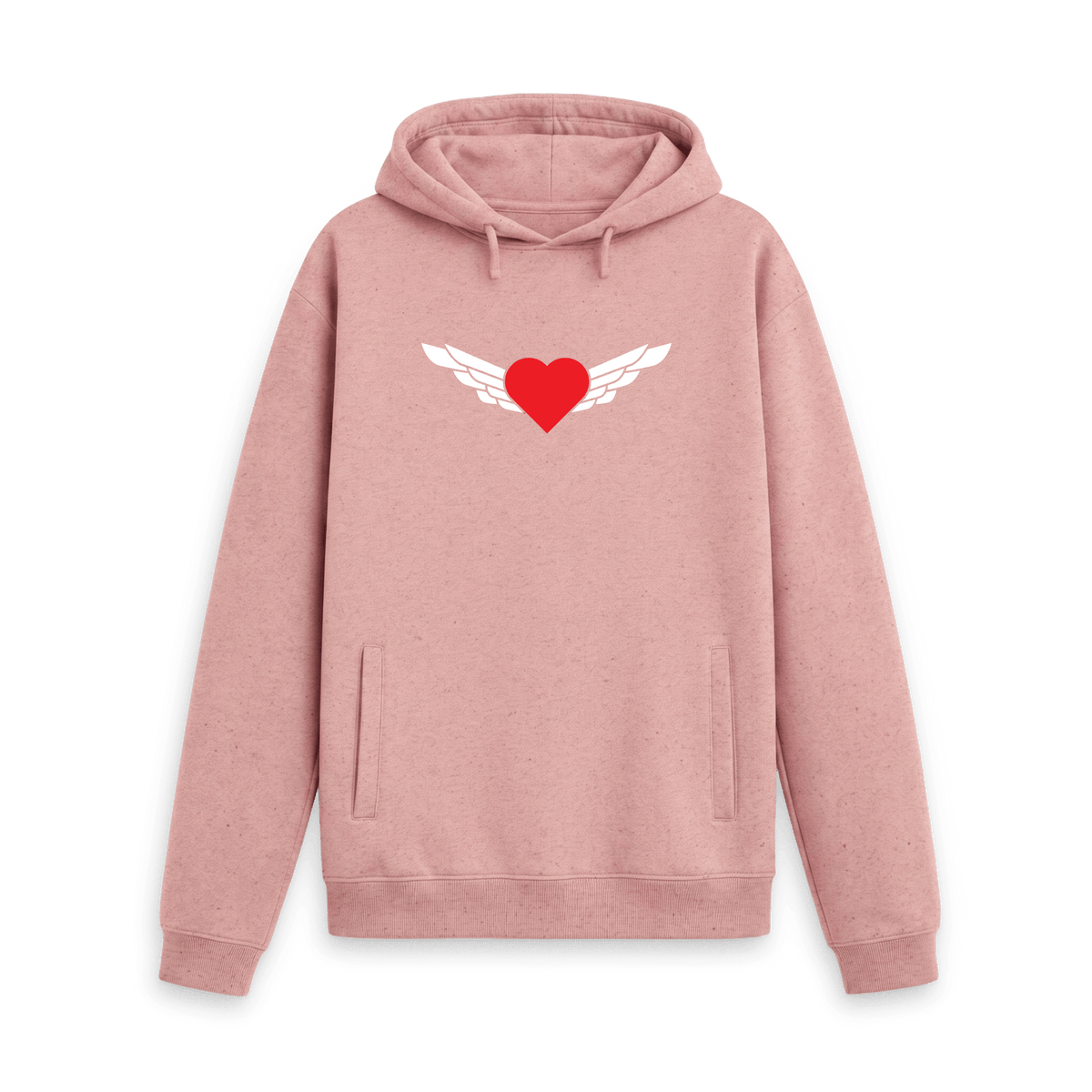 Sunset Pink Recycled Hoody Front